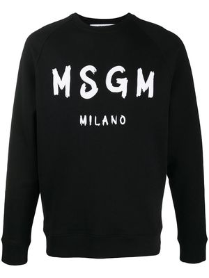 MSGM logo sweatshirt - Black