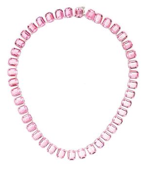Swarovski crystal-embellished choker necklace - Pink