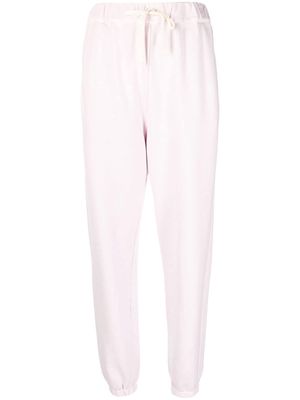 There Was One straight-leg cotton sweatpants - Pink