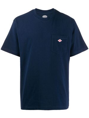 Danton Pocket logo T-shirt - Blue