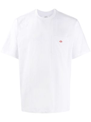 Danton Pocket logo T-shirt - White