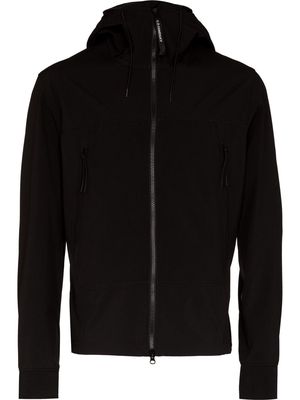 C.P. Company Goggles-detail hooded jacket - Black