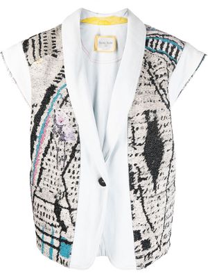 Forte Forte Good Vibes jacquard vest - AVORIO