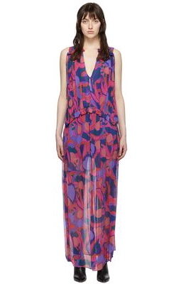 Isabel Marant Multicolor Alsaw Long Dress