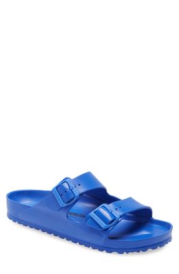 Birkenstock Essentials Arizona Waterproof Slide Sandal in Ultra Blue