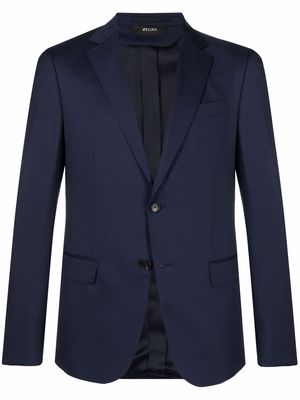 Zegna single-breasted suit - Blue