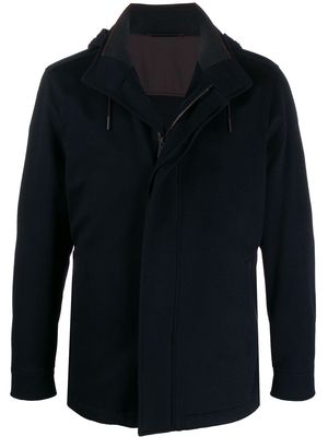 Zegna cashmere field jacket - Blue