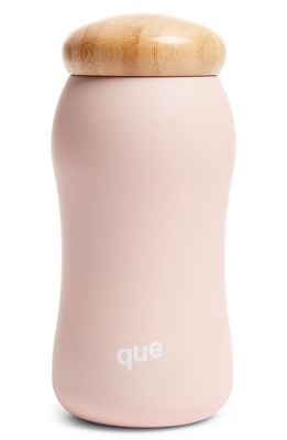 QUE Insulated 17-Ounce Bottle in Pale Rose