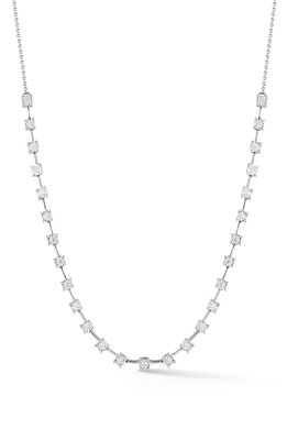 Dana Rebecca Designs Ava Bea Interval Diamond Tennis Necklace in White Gold