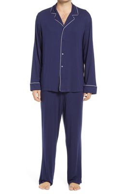 NORDSTROM Moonlight Pajamas in Navy Peacoat