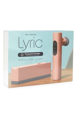 The Lyric Therapeutic Handheld Massager Device in Terracotta