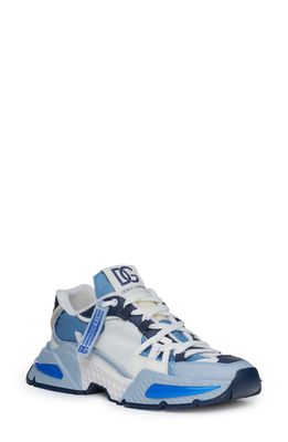 Dolce & Gabbana Air Master Sneaker in White/Light Blue