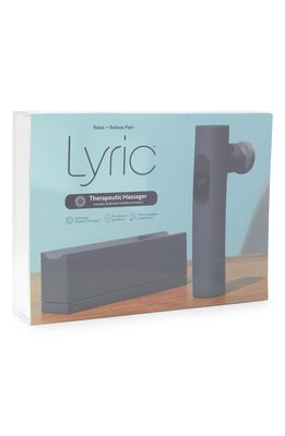 The Lyric Therapeutic Handheld Massager Device in Slate