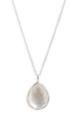 Ippolita 'Wonderland' Large Teardrop Pendant Necklace in Mother Of Pearl