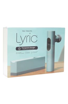 The Lyric Therapeutic Handheld Massager Device in Blueprint