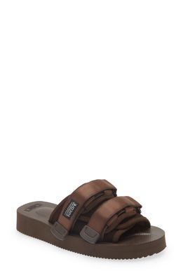 Suicoke Moto-VS Slide Sandal in Brown