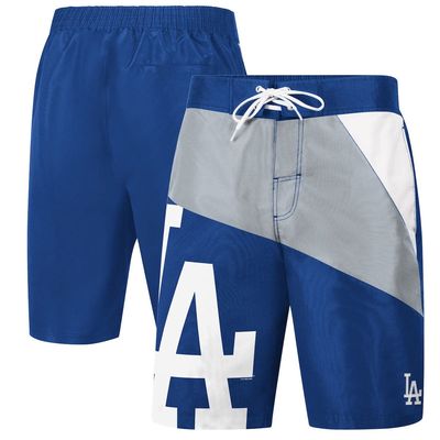 Men's G-III Sports by Carl Banks Royal Los Angeles Dodgers Wind Wave Swim Shorts