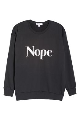 Sub Urban Riot Nope Sweatshirt in Black