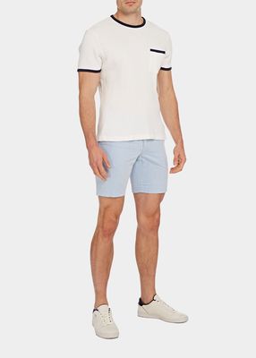 Men's Harrop Tailored Linen-Blend Shorts