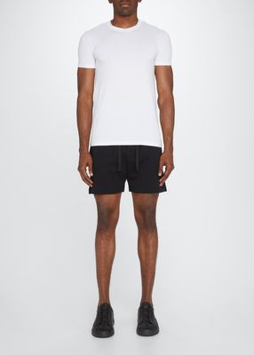 Men's Solid Cotton Shorts
