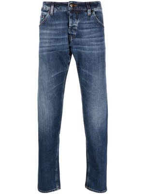 PT TORINO cropped-leg denim jeans - Blue