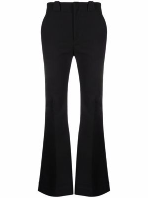 AMBUSH high-waist flared trousers - Black