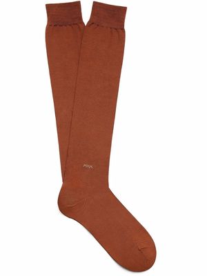 Zegna knee-length socks - Brown