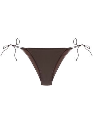 Oséree tie-side bikini bottoms - Brown
