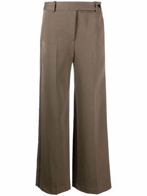 3.1 Phillip Lim wide-leg side-stripe trousers - Brown