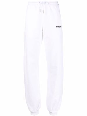 Off-White logo-embroidered track pants