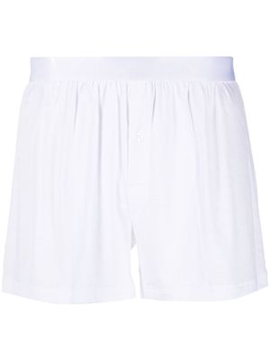 CDLP logo-waist button-detail boxer briefs - White