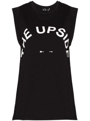 The Upside logo-print tank top - Black