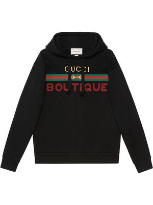 Gucci Gucci Boutique print hoodie - Black