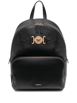 Versace Medusa leather backpack - Black