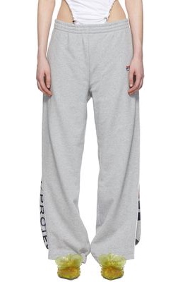 Y/Project Grey Fila Edition Cotton Lounge Pants