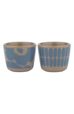 Marimekko Alku Set of 2 Egg Cups in Sky Blue