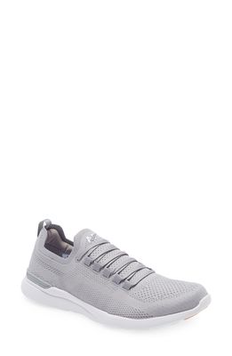 APL TechLoom Breeze Knit Running Shoe in Grey/White