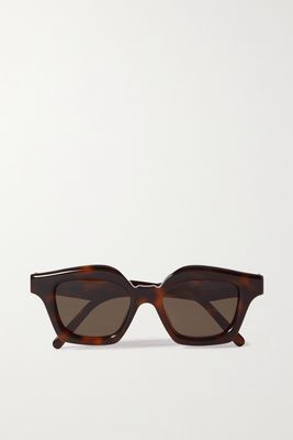 Loewe - Square-frame Tortoiseshell Acetate Sunglasses - one size