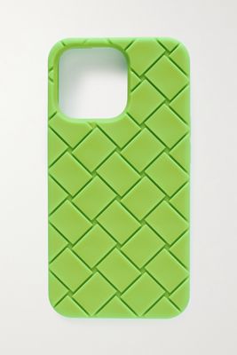 Bottega Veneta - Intrecciato Rubber Iphone 13 Pro Case - Green