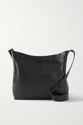 Jil Sander - Leather Shoulder Bag - Black