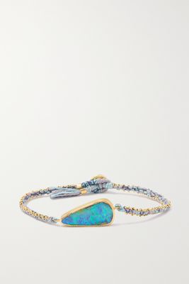 Brooke Gregson - Ellipse 18-karat Gold Opal Bracelet - one size