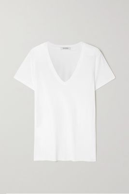 Nili Lotan - Carol Cotton-jersey T-shirt - White