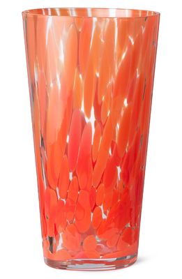 ferm LIVING Casca Vase in Poppy Red