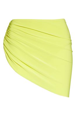Norma Kamali Diana Ruched Bikini Bottoms in Yellow
