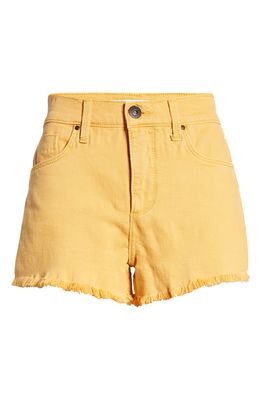 Whetherly Delon High Waist Cutoff Denim Shorts in Sunflower