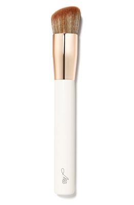 MONIKA BLUNDER Synthetic Angled Buffing Brush in Synthetic White Brus