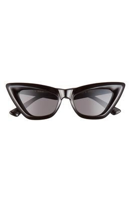 Fifth & Ninth Siena 52mm Cat Eye Sunglasses in Black/Black