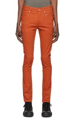 Rick Owens Drkshdw Orange Tyrone Jeans