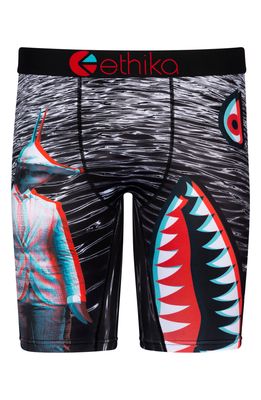 Ethika Kids' Bomber Grey Suit 3D Print Boxer Briefs in Assorted