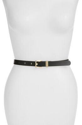 Nordstrom Metal Keeper Belt in Black